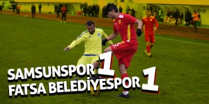 Samsunspor 1- 1 Fatsa Belediyespor