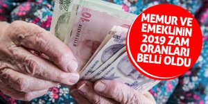 Memur ve emeklinin 2019 zam oranları belli oldu