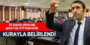 20 kişinin alınacağı geçici işe 270 başvurdu