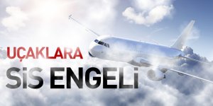 Uçaklara sis engeli
