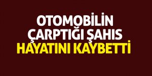 Aracın çarptığı şahıs hayatını kaybetti  