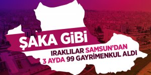 Iraklılar Samsun'dan 3 ayda 99 gayrimenkul aldı