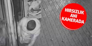 Hırsızlık anı kamerada