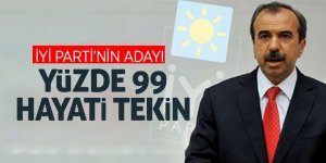 İYİ Parti’nin adayı yüzde 99 Hayati Tekin
