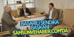 Başarılı sendika başkanı ödülünü aldı