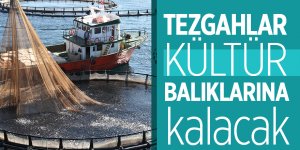 Tezgahlar kültür balıklarıyla doldu