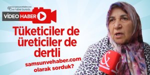 Pazar yeri yangın yerine döndü