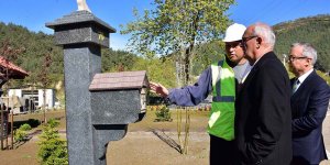 Taştan posta kutusu yapıldı