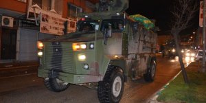 Suriye sınırına askeri sevkiyat