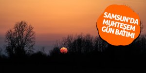 Samsun’da muhteşem gün batımı