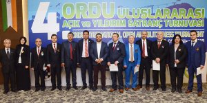 Ordu’da düzenlenen satranç turnuvası sona erdi