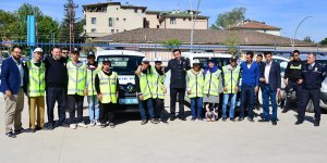Engelli çocuklar bir günlüğüne polis oldu