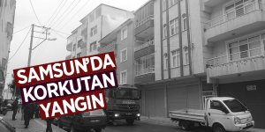 Samsun’da baca yangını korkuttu