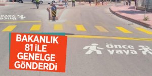 Yaya ve okul geçitlerine 'Önce Yaya' görselleri çizilecek