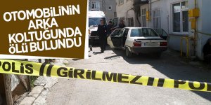 Otomobilinin arka koltuğunda ölü bulundu