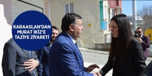 Karaaslan'dan İkiz'e taziye ziyareti