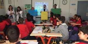 OMÜ’lü öğrencilerden farkındalık eğitimi