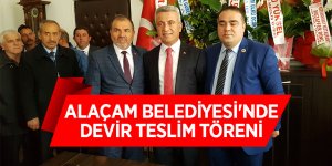 Alaçam Belediyesi'nde devir teslim töreni 
