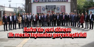 Bafra’da yeni dönem ilk meclis toplantısı gerçekleştirildi 