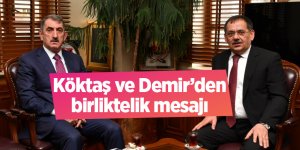 Köktaş ve Demir’den birliktelik mesajı