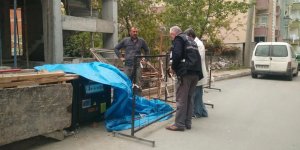 İnşaattan demir kesme makinesi çalındı