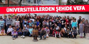 Üniversitelilerden şehide vefa 