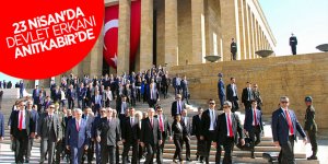23 Nisan'da devlet erkanı Anıtkabir’de 