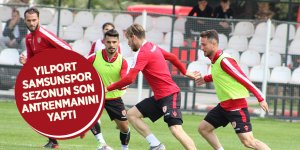 Yılport Samsunspor sezonun son antrenmanını yaptı