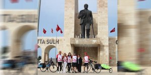 Bisikletçiler Didim'den Samsun'a pedal basacak