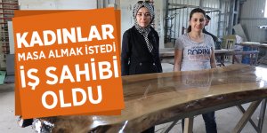 Evine masa almak isterken kendi işini kurdu