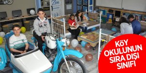 Köy okulunun sıra dışı sınıfı