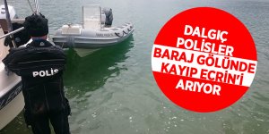 Dalgıç polisler baraj gölünde kayıp Ecrin'i arıyor 