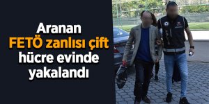 Sinop'ta aranan çift, Samsun'da örgütün hücre evinde yakalandı