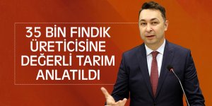 35 bin fındık üreticisine değerli tarım anlatıldı