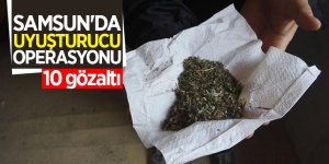 Samsun'da uyuşturucu operasyonu