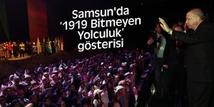 Samsun'da "1919 Bitmeyen Yolculuk" gösterisi