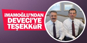 İmamoğlu'ndan Deveci'ye teşekkür