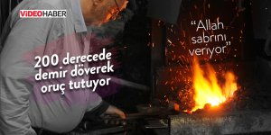 52 yıllık demir ustasının ateşle imtihanı