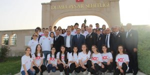 Samsunlu öğrencilerden Dumlupınar'a ziyaret