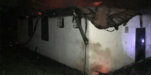 Yayla evinde yangın