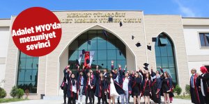 Adalet MYO’da mezuniyet sevinci