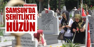 Şehit yakınları mezar başlarında gözyaşı döktü