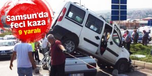 Samsun'da kaza: 9 yaralı