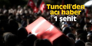 Tunceli kırsalındaki çatışmada yaralan 1 asker şehit oldu