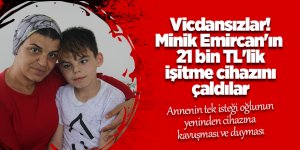 Minik Emircan'ın 21 bin TL'lik işitme cihazı çalındı
