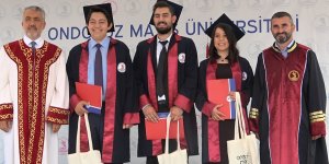 OMÜ’de dereceye girenler öğrenciler için mezuniyet töreni yapıldı