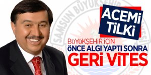 Havza Belediye Başkanı Murat İkiz'in Büyükşehir algısı ters tepti.