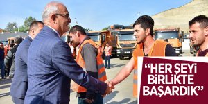 Yılmaz: “Her şeyi birlikte başardık” 