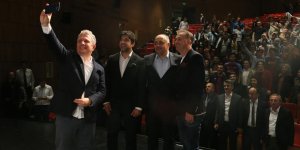 Eski milli futbolcular, öğrencilerle bir araya geldi