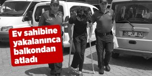 Yakalanınca balkondan atlayan Iraklı hırsızın ayağı kırıldı 